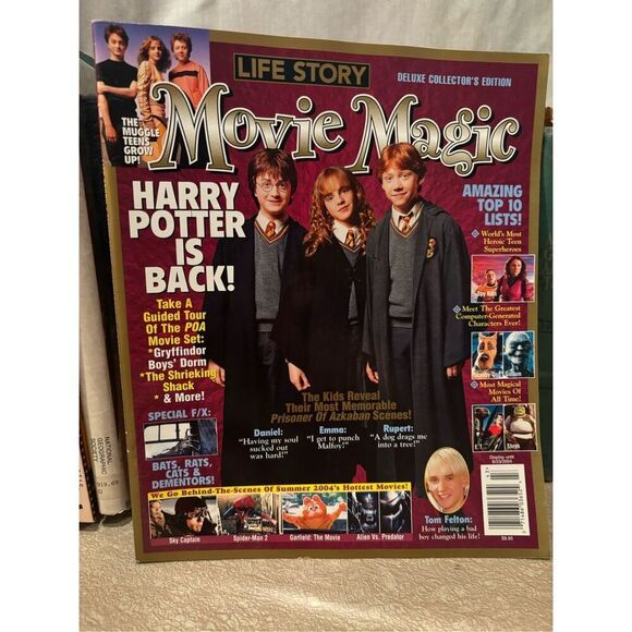 Harry Potter Entertainment Weekly/Movie Magic Magazine Lot-Good Condition - Picture 2 of 7